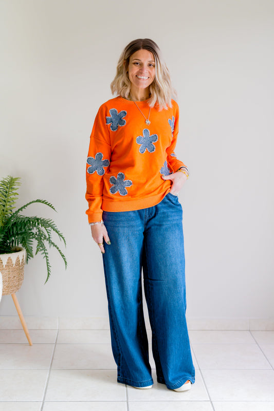 Groovy Bloom Sweatshirt