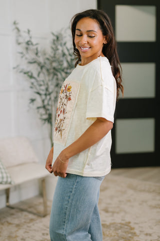 Knee Deep in Flowers We Applique Top