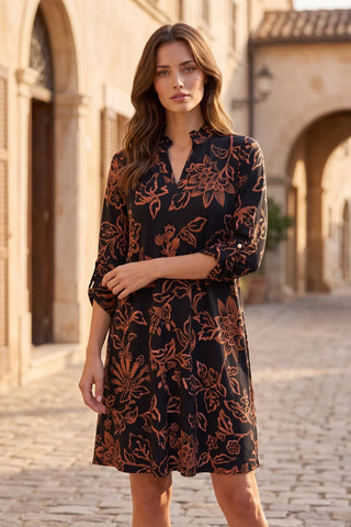 Dear Scarlett Midnight Botanical Lizzy Dress