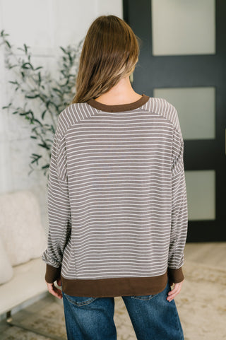 Leafy Breeze Relaxed Sweater Top