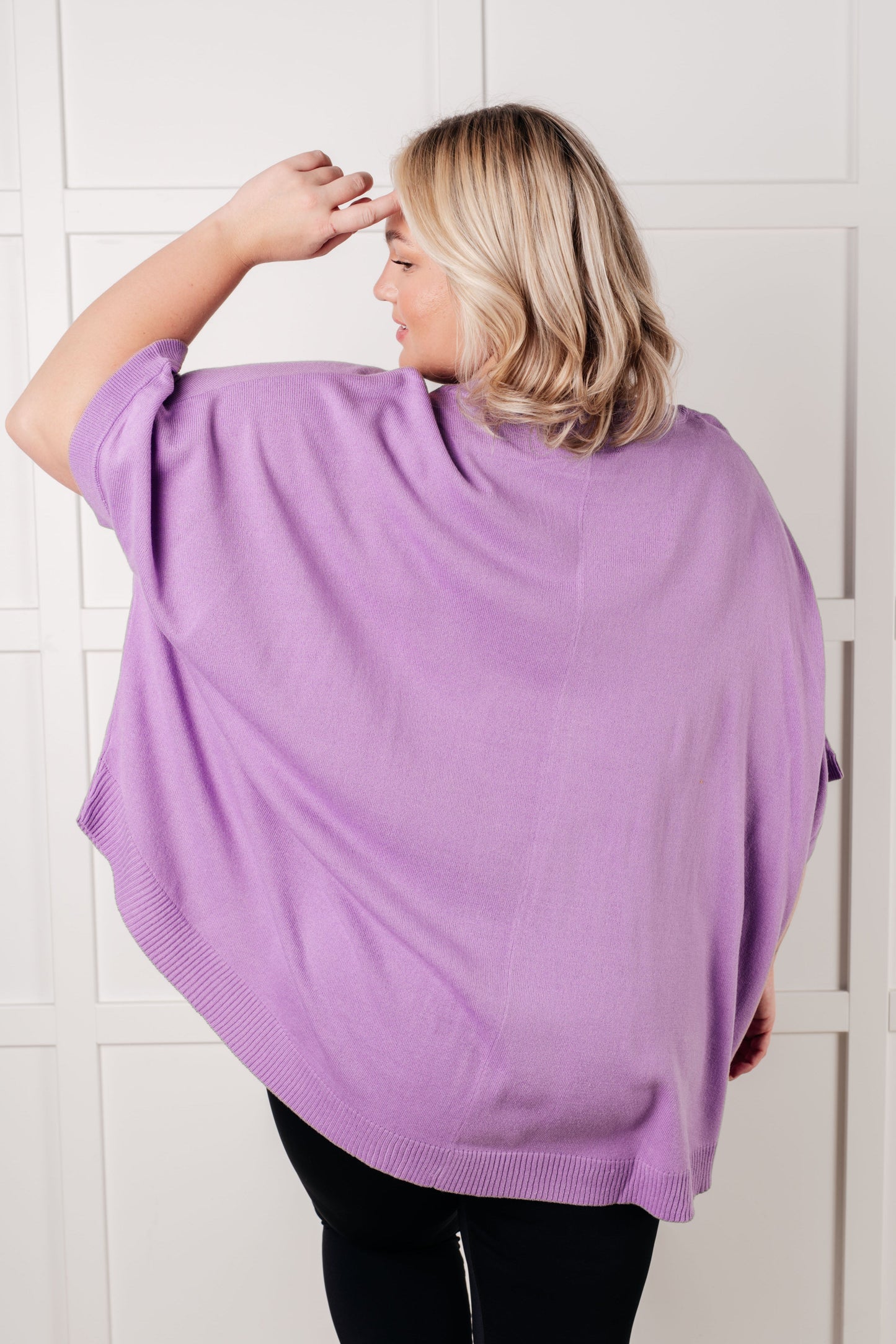 Lilac Whisper Dolman Sleeve Top MadreForte LLC