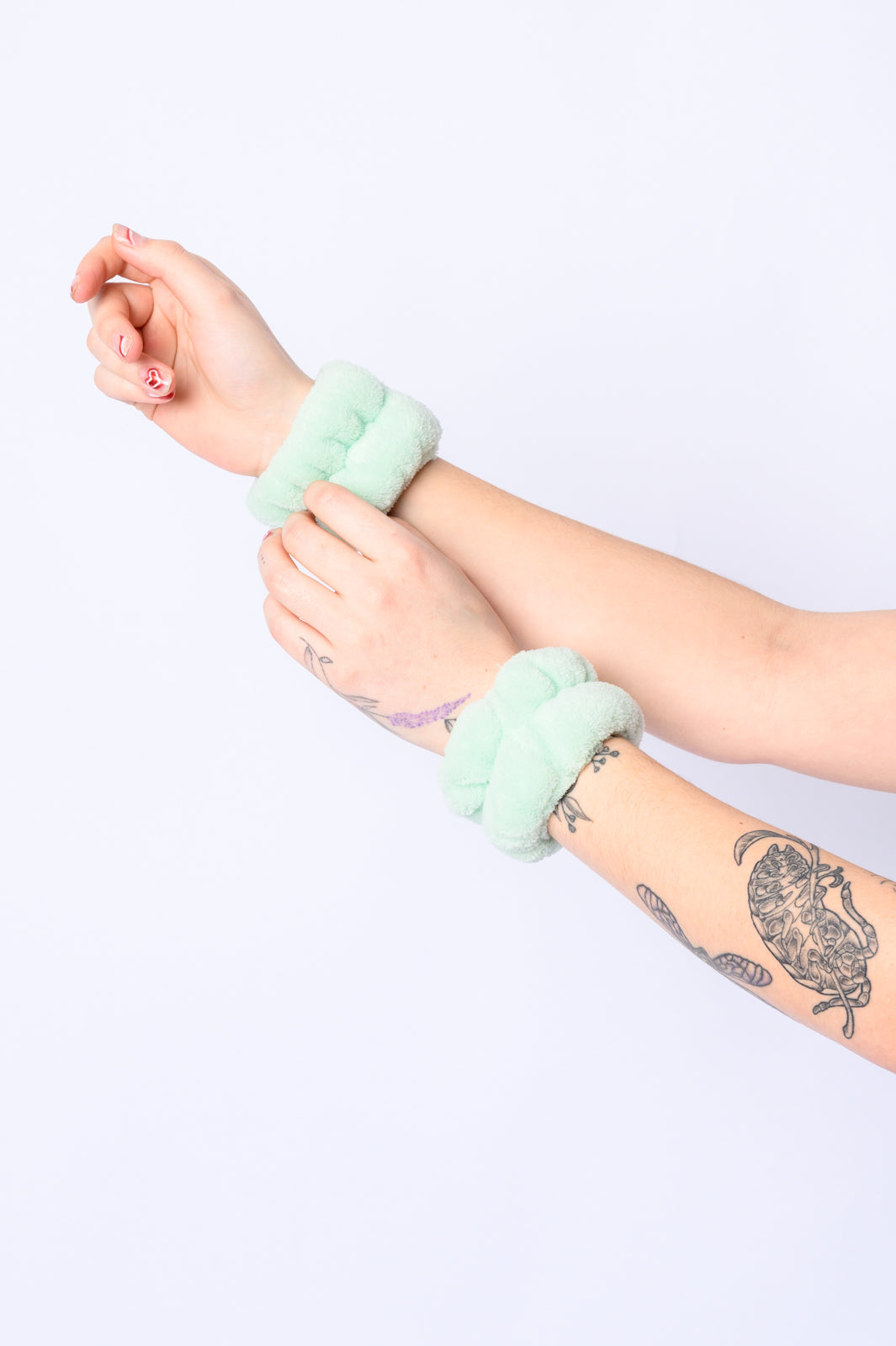 Lost in the Moment Headband and Wristband Set in Green MadreForte LLC