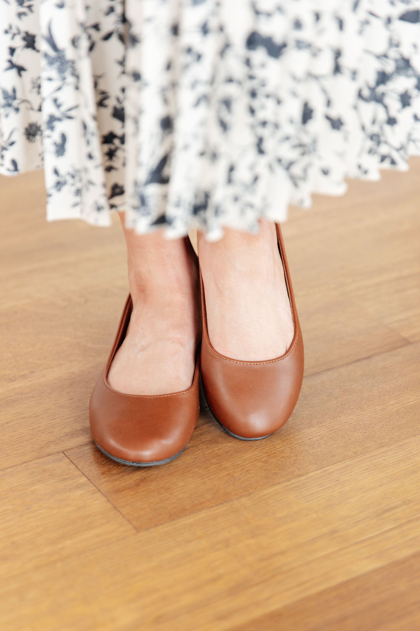 On Your Toes Ballet Flats in Camel MadreForte LLC