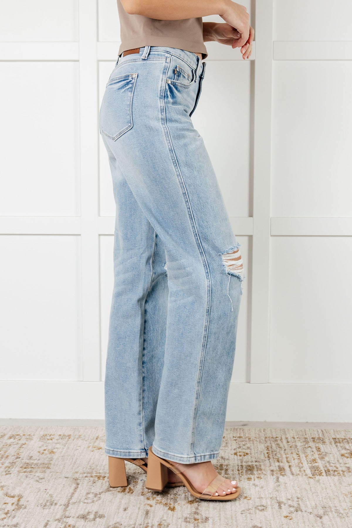 Patricia High Rise Rigid Magic 90's Straight Jeans MadreForte LLC