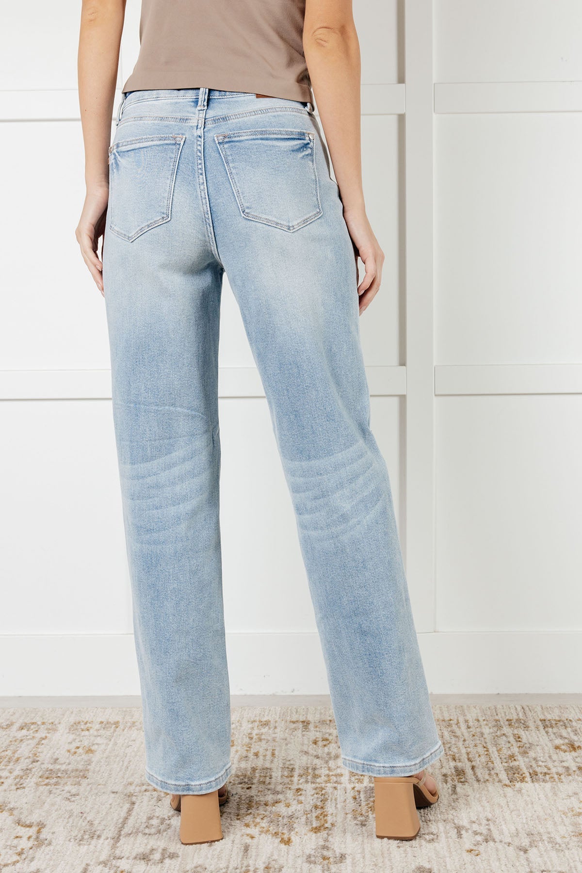 Patricia High Rise Rigid Magic 90's Straight Jeans MadreForte LLC