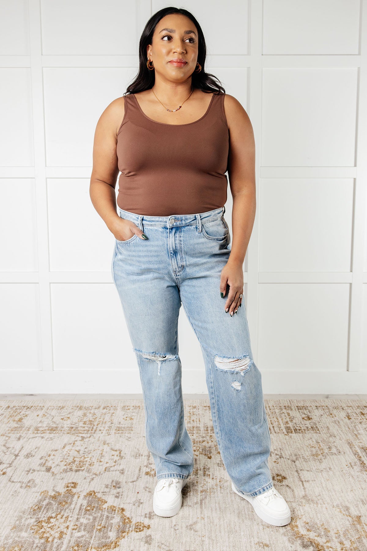 Patricia High Rise Rigid Magic 90's Straight Jeans MadreForte LLC