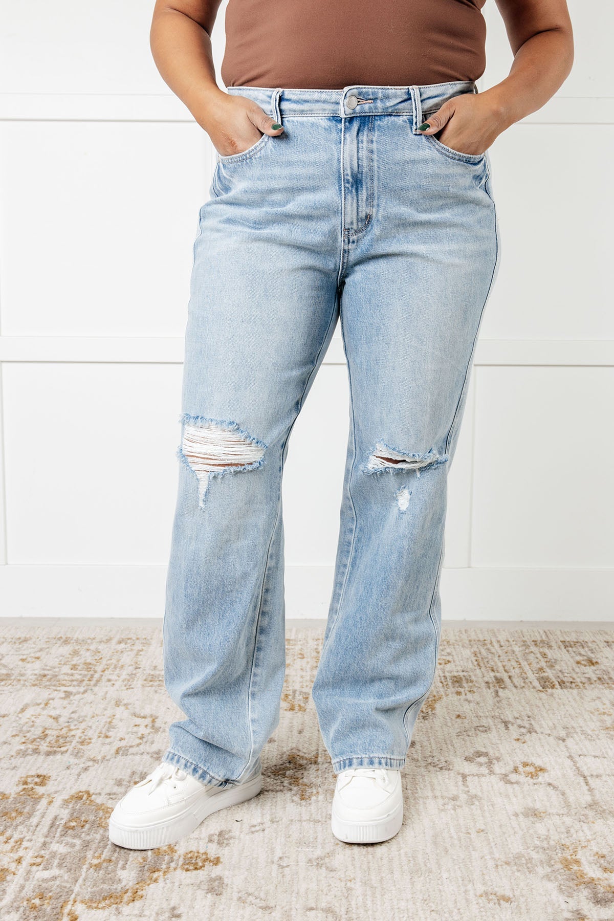 Patricia High Rise Rigid Magic 90's Straight Jeans MadreForte LLC