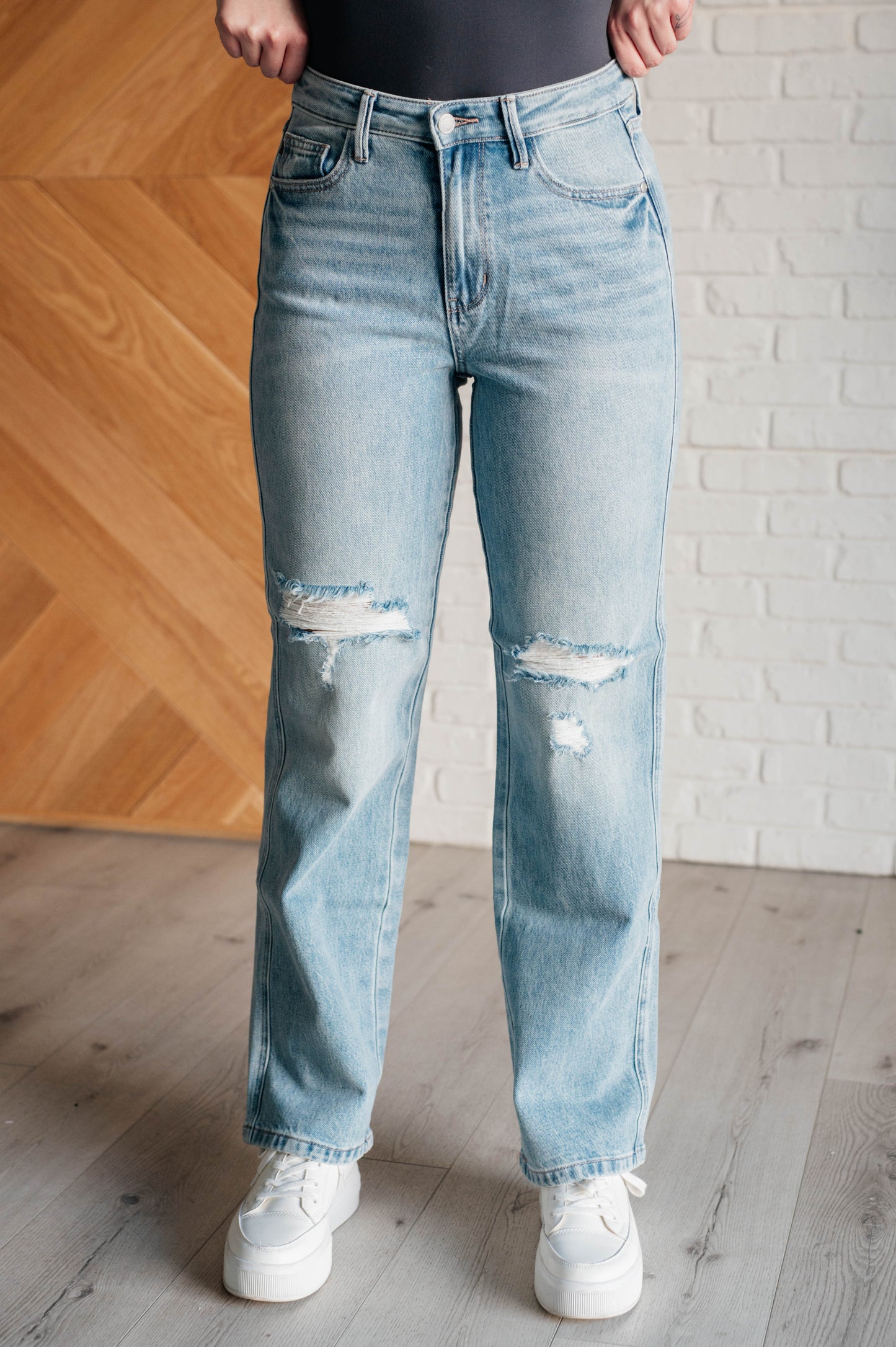 Patricia High Rise Rigid Magic 90's Straight Jeans MadreForte LLC