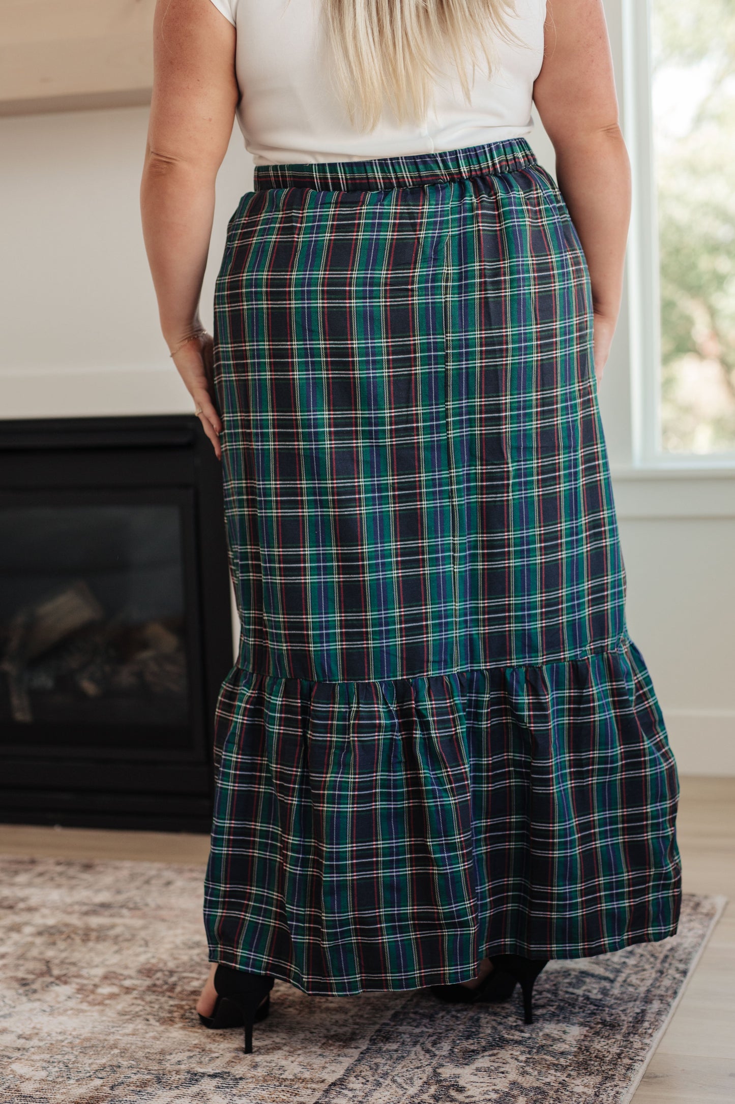 Plaid Perfection Maxi Skirt MadreForte LLC