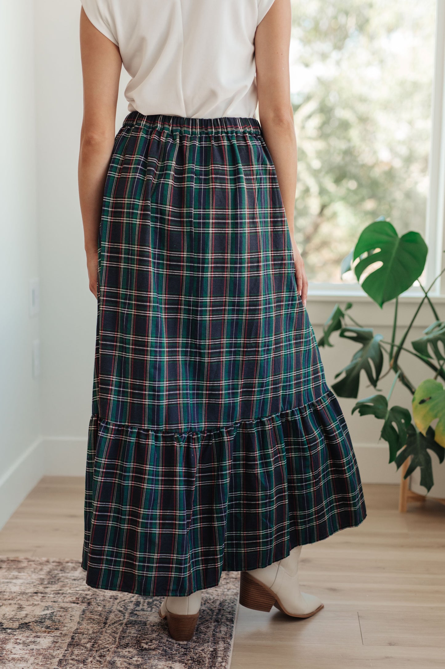 Plaid Perfection Maxi Skirt MadreForte LLC