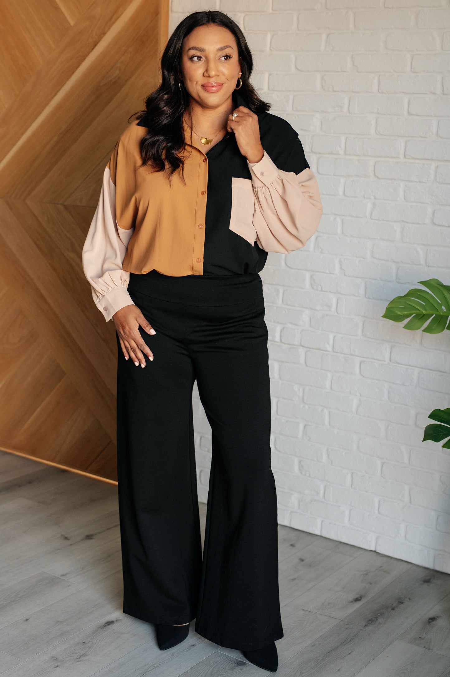 Magic Wide Leg Pants in Black MadreForte LLC