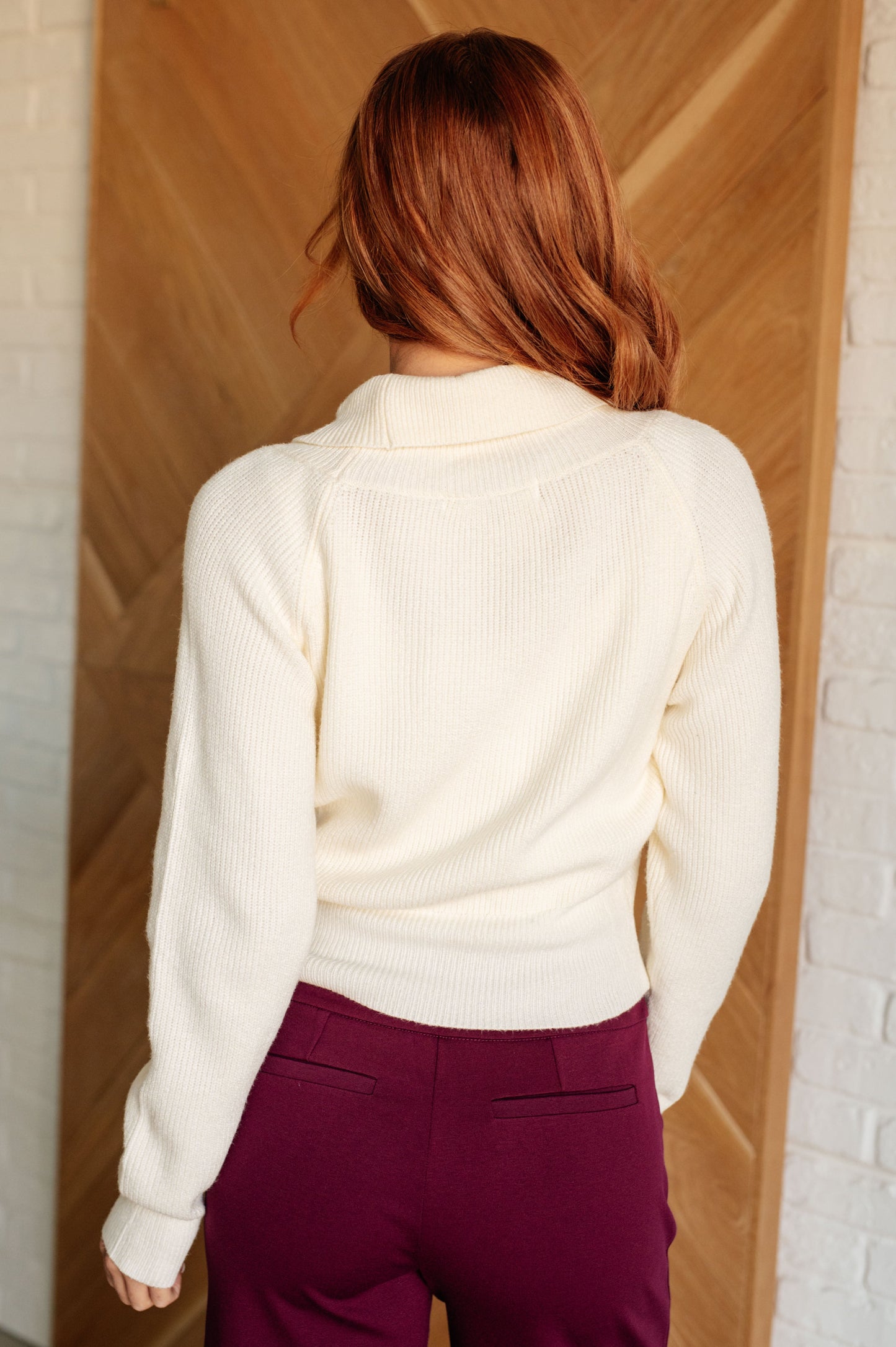 Requisite Request Surplice Crop Sweater MadreForte LLC