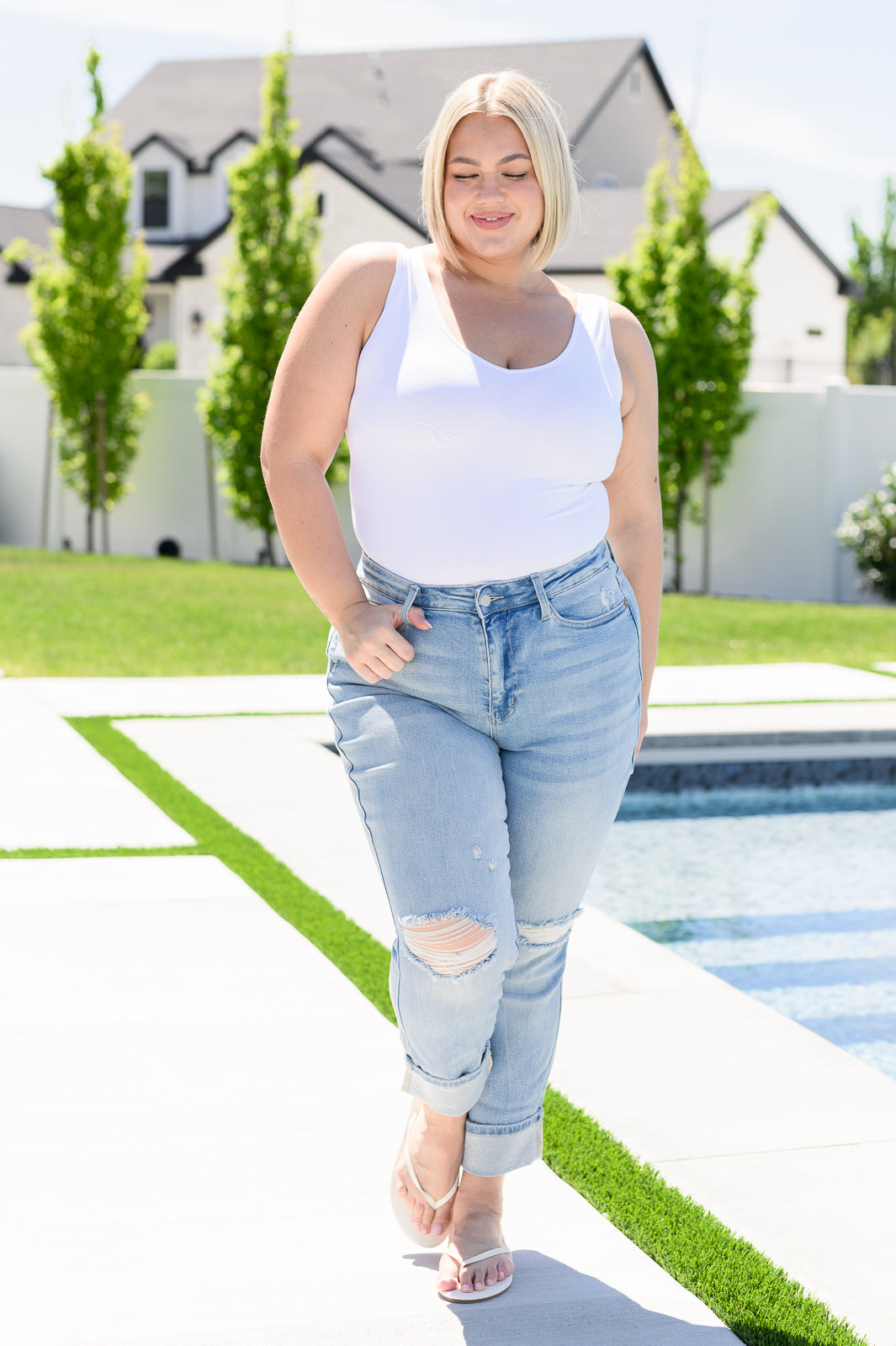 Sam Mid Rise Star Pocket Boyfriend Jeans MadreForte LLC