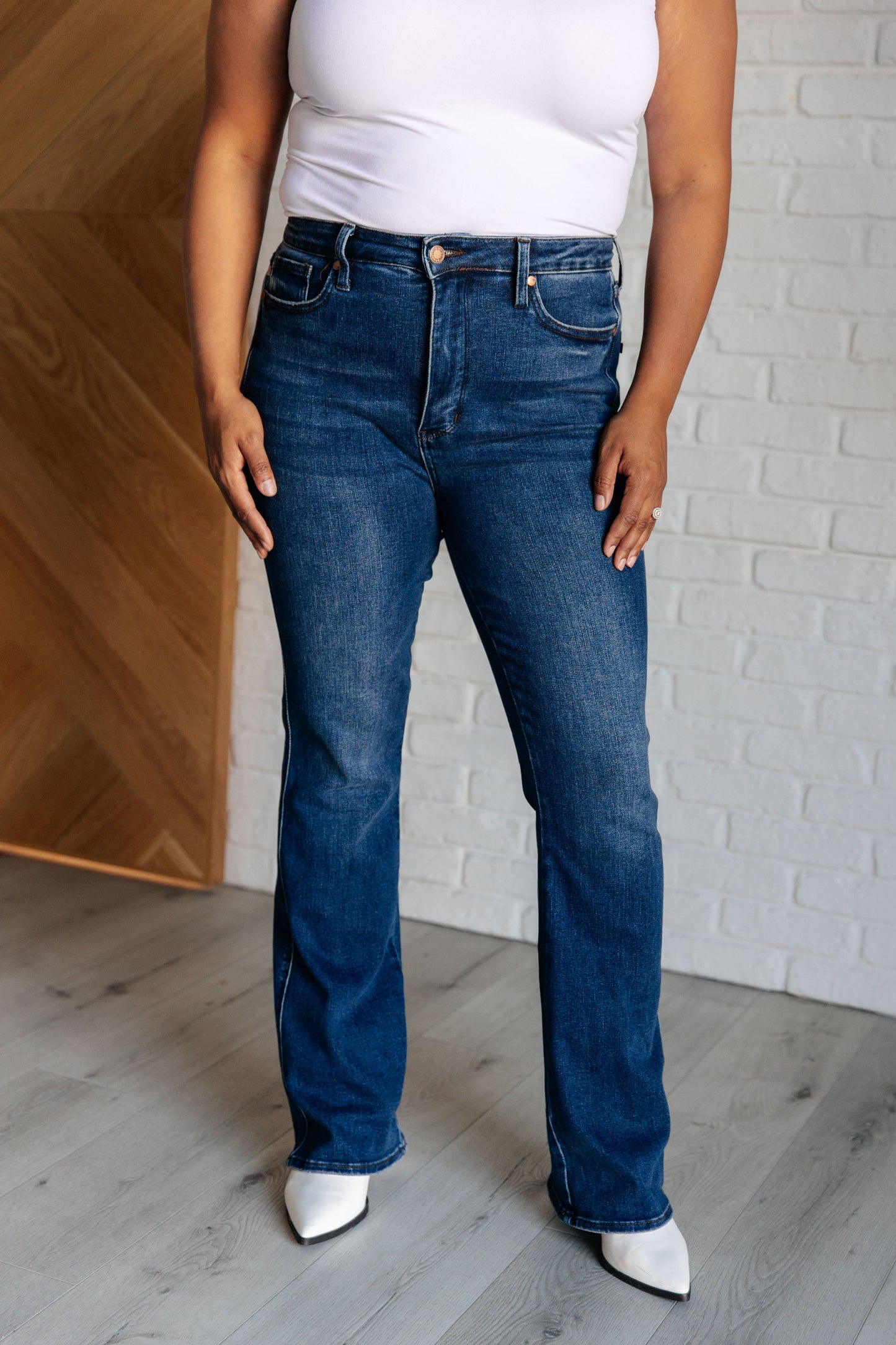 Santana High Rise Control Top Bootcut Jeans MadreForte LLC