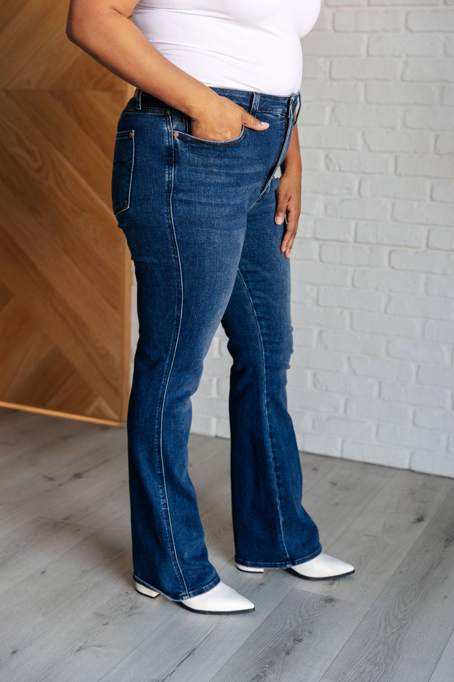 Santana High Rise Control Top Bootcut Jeans MadreForte LLC