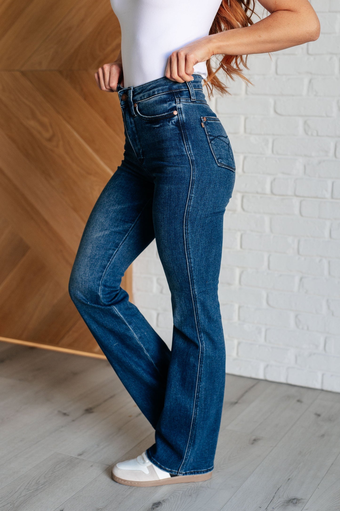 Santana High Rise Control Top Bootcut Jeans MadreForte LLC