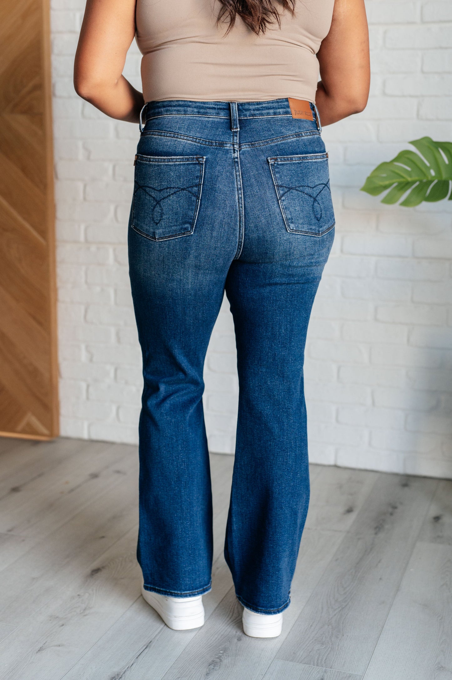 Santana High Rise Control Top Bootcut Jeans (Short Inseam) MadreForte LLC