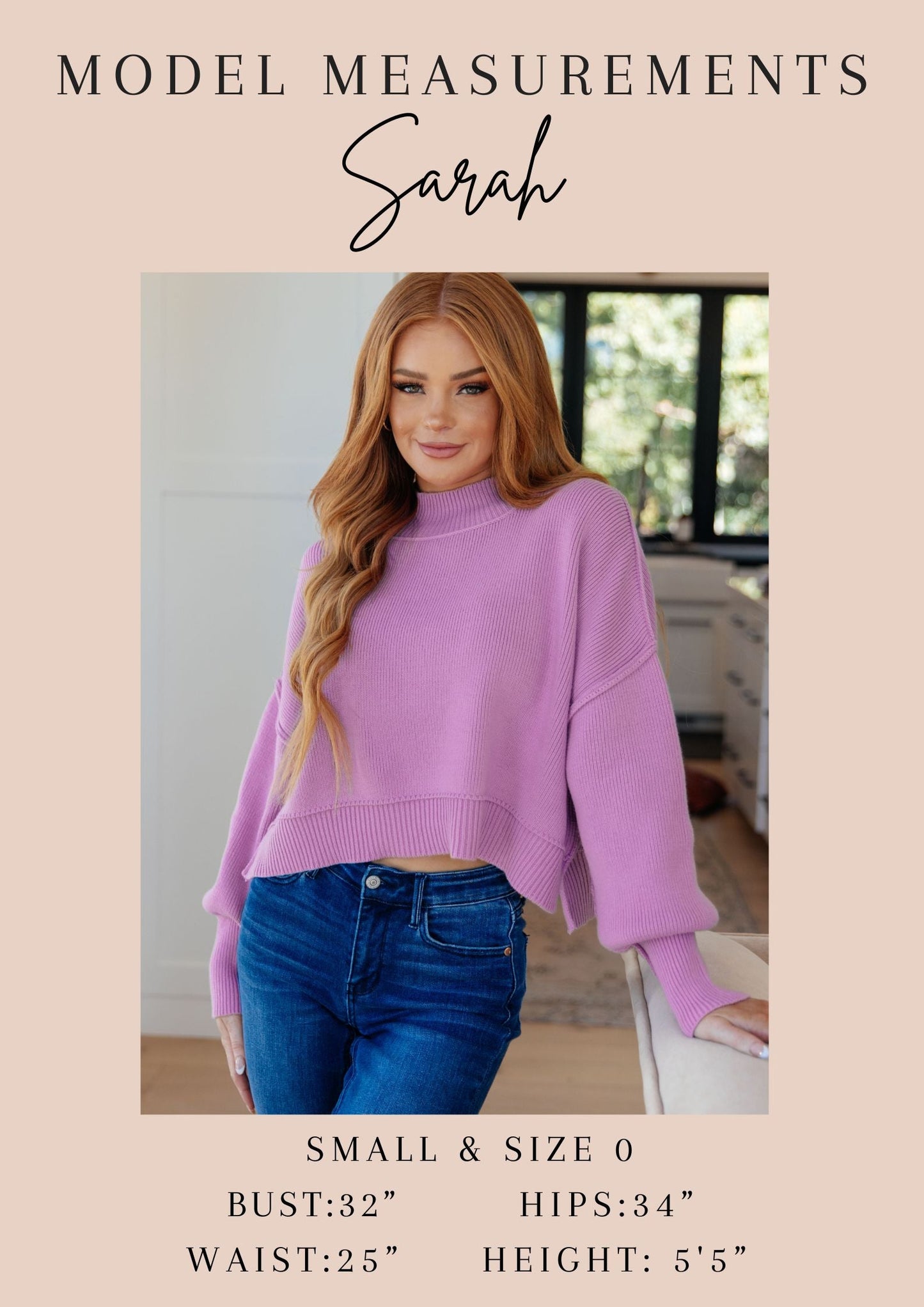 Under Her Spell Half Zip Pullover in Mauve MadreForte LLC