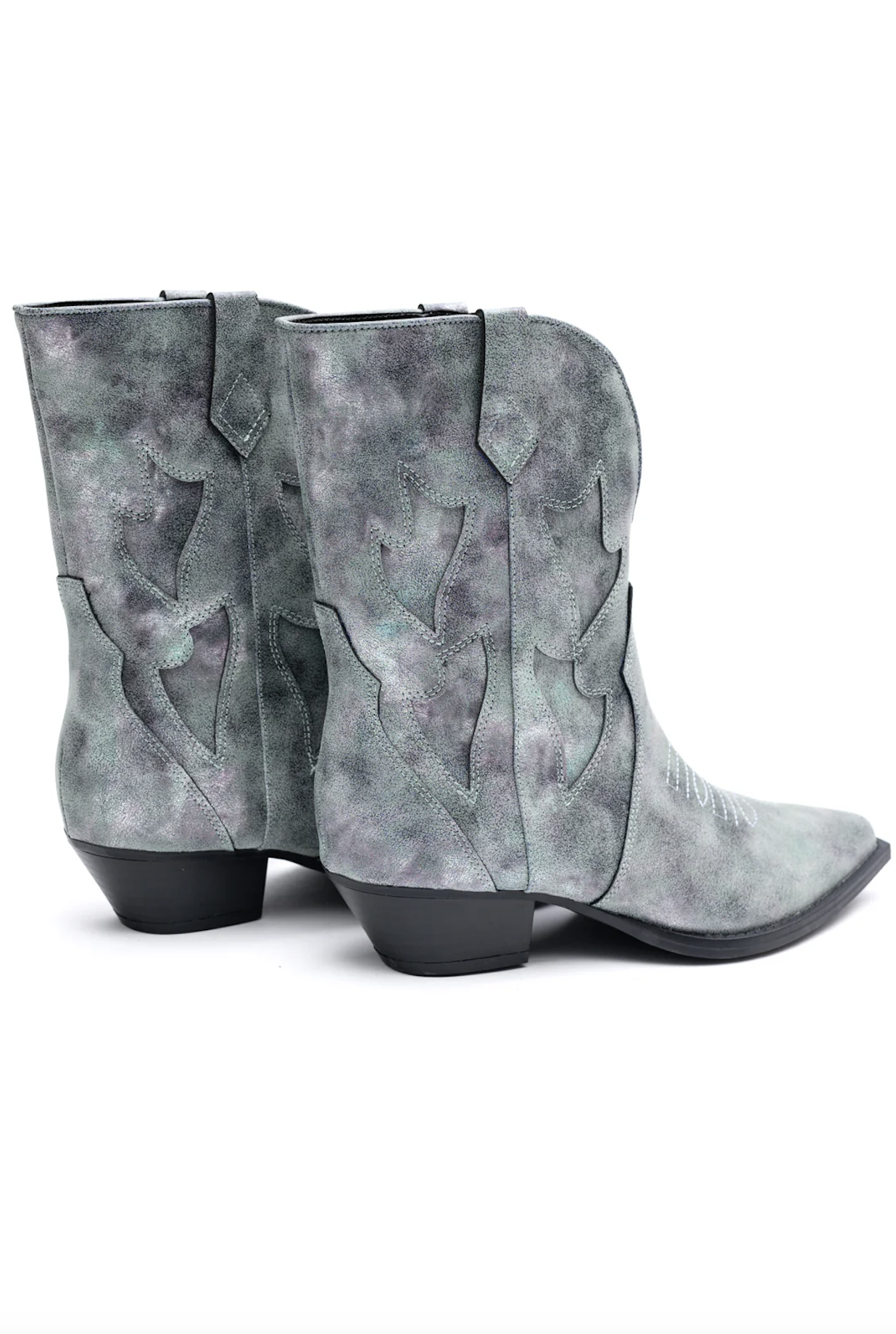 Jersey Metallic Boot in Blue MadreForte LLC