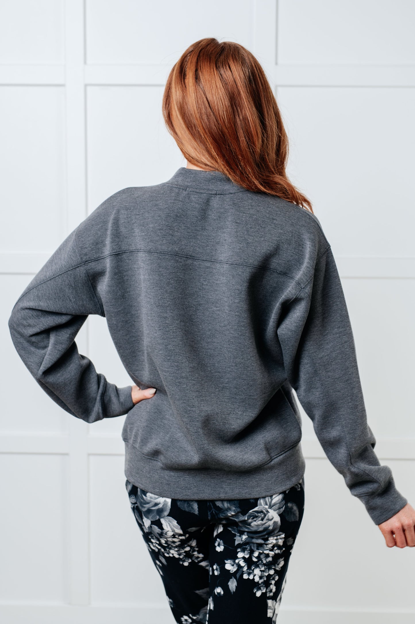 Settle In Mock Neck Sweatshirt MadreForte LLC