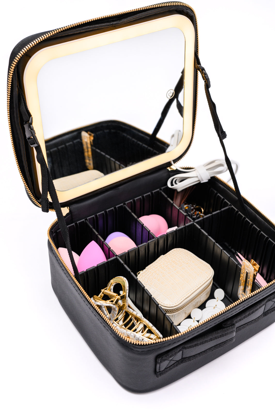 She's All That LED Makeup Case in White MadreForte LLC