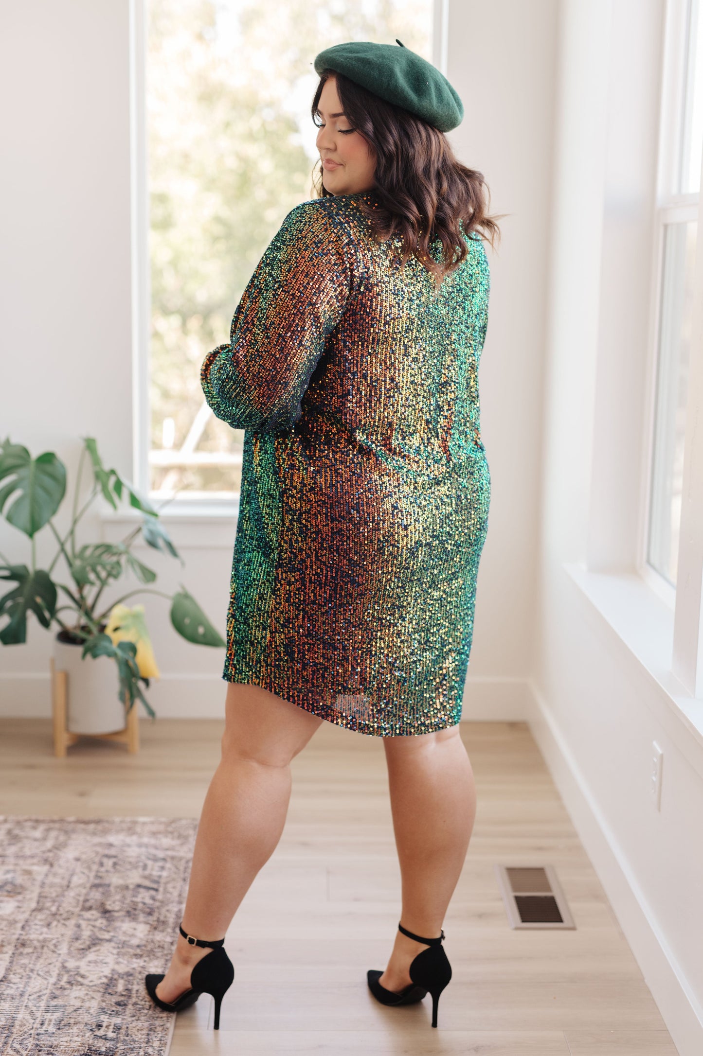 Shimmering Splendor Sequin Shirt Dress MadreForte LLC