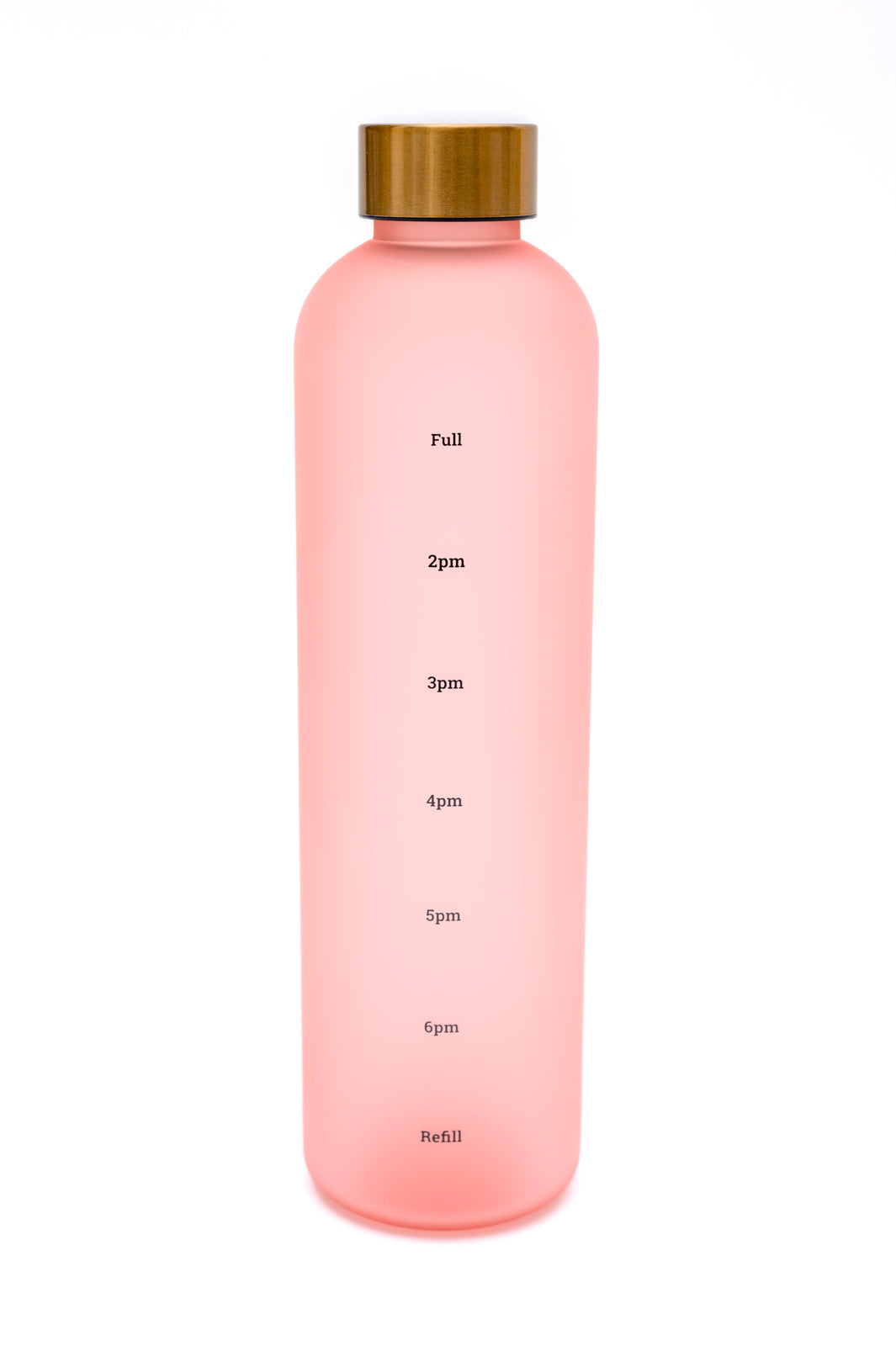 Sippin' Pretty 32 oz Translucent Water Bottle in Pink & Gold MadreForte LLC