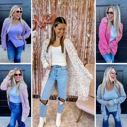 PREORDER: Spring Miley Dot Cardigans in Five Colors MadreForte LLC