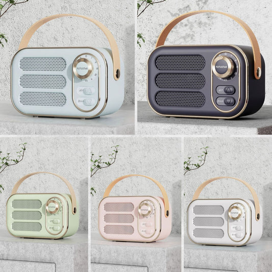 Retro Mini Bluetooth Speaker in Assorted Colors MadreForte LLC