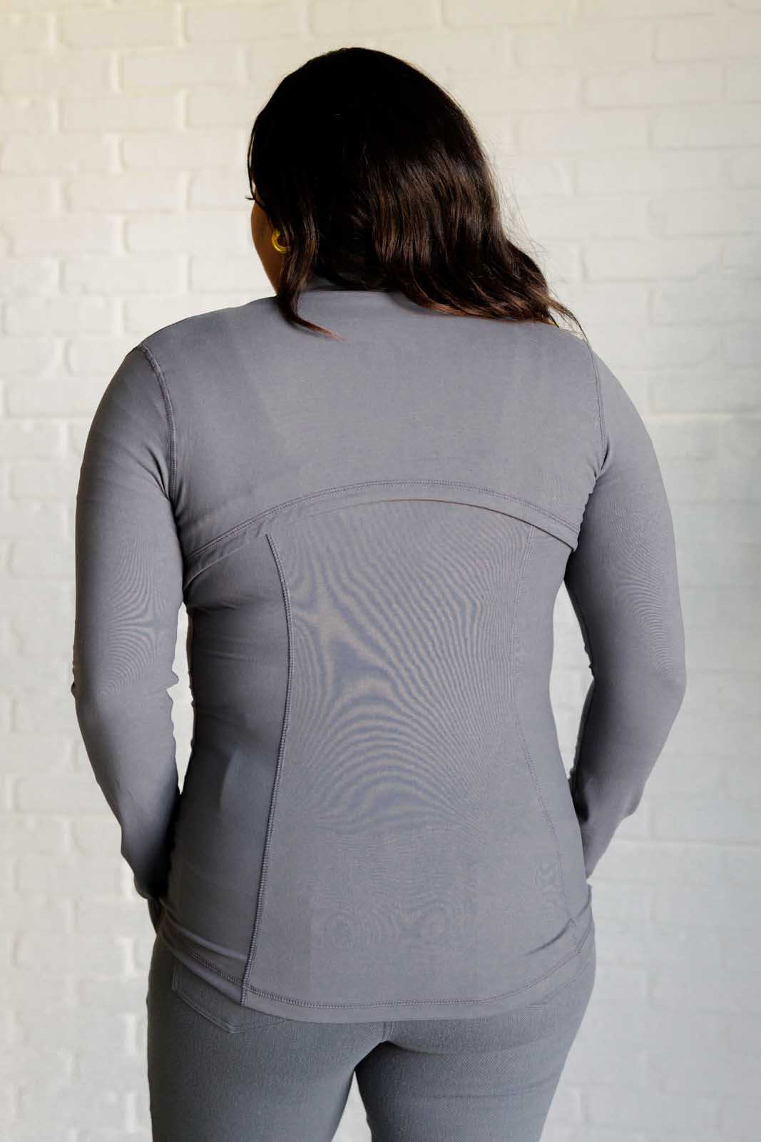 Staying Swift Activewear Jacket in Titanium MadreForte LLC