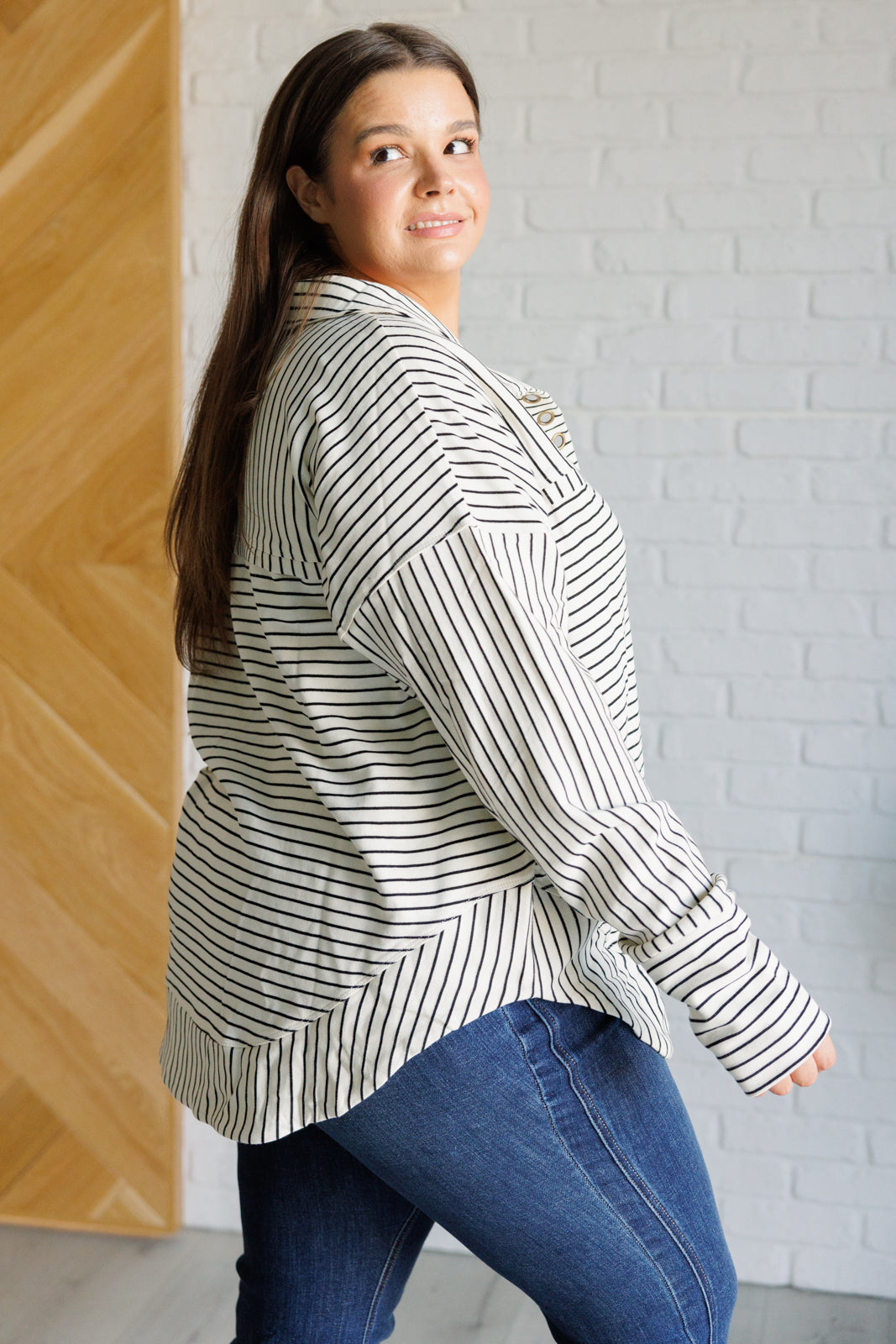 Striped Serendipity Pullover MadreForte LLC