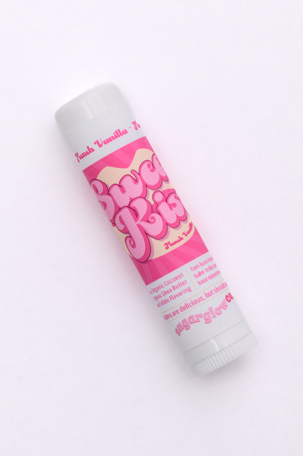 SugarGlow Co Sweet Kiss Lip Balm French Vanilla *Almost Perfect MadreForte LLC