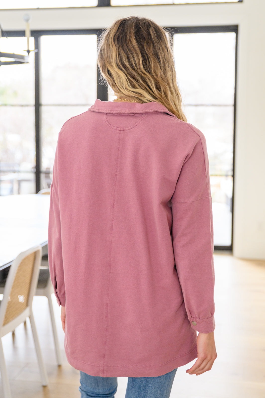 Sweet Crush Collar Pullover in Mauve MadreForte LLC