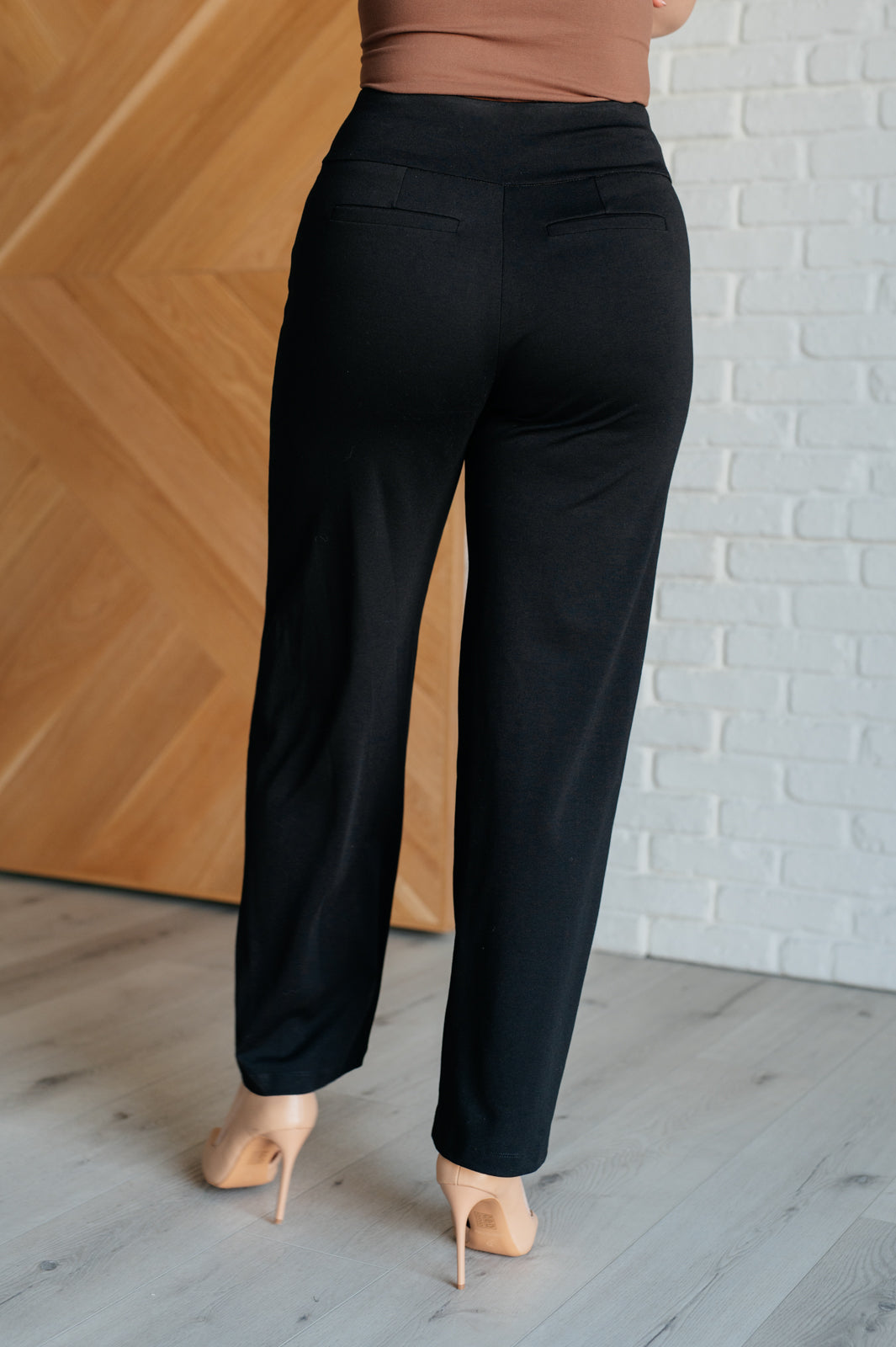 Magic Wide Leg Pants in Black MadreForte LLC