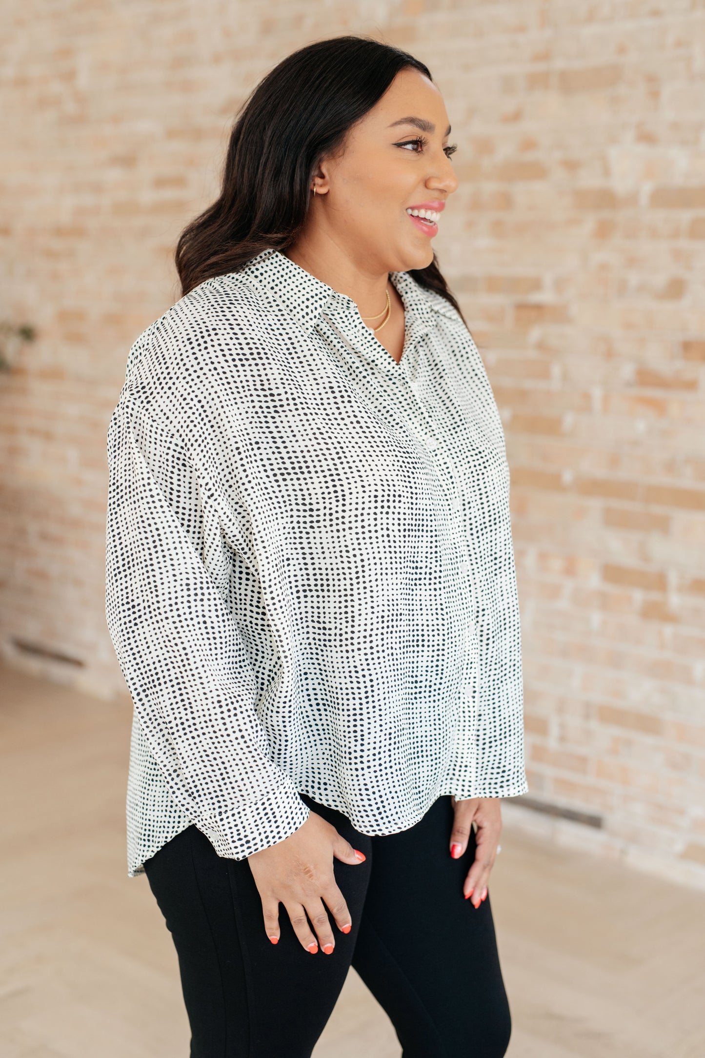 Terms of Endearment Dolman Sleeve Button Up MadreForte LLC