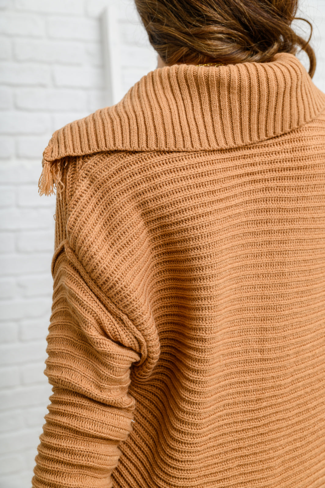 Travel Far & Wide Sweater in Taupe MadreForte LLC