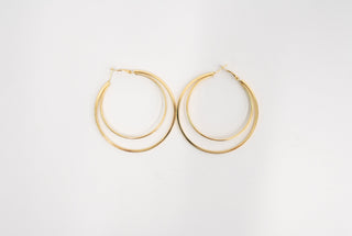 Two's a Party Double Hoop Earrings