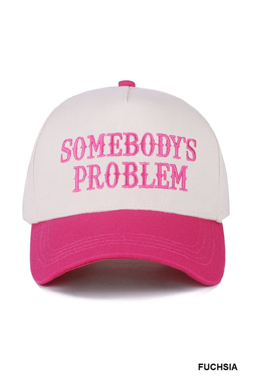 Somebody's Problem  cotton cap