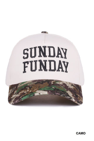 Sunday Funday Camo Cap