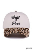 Wild & free two tone canvas cotton cap