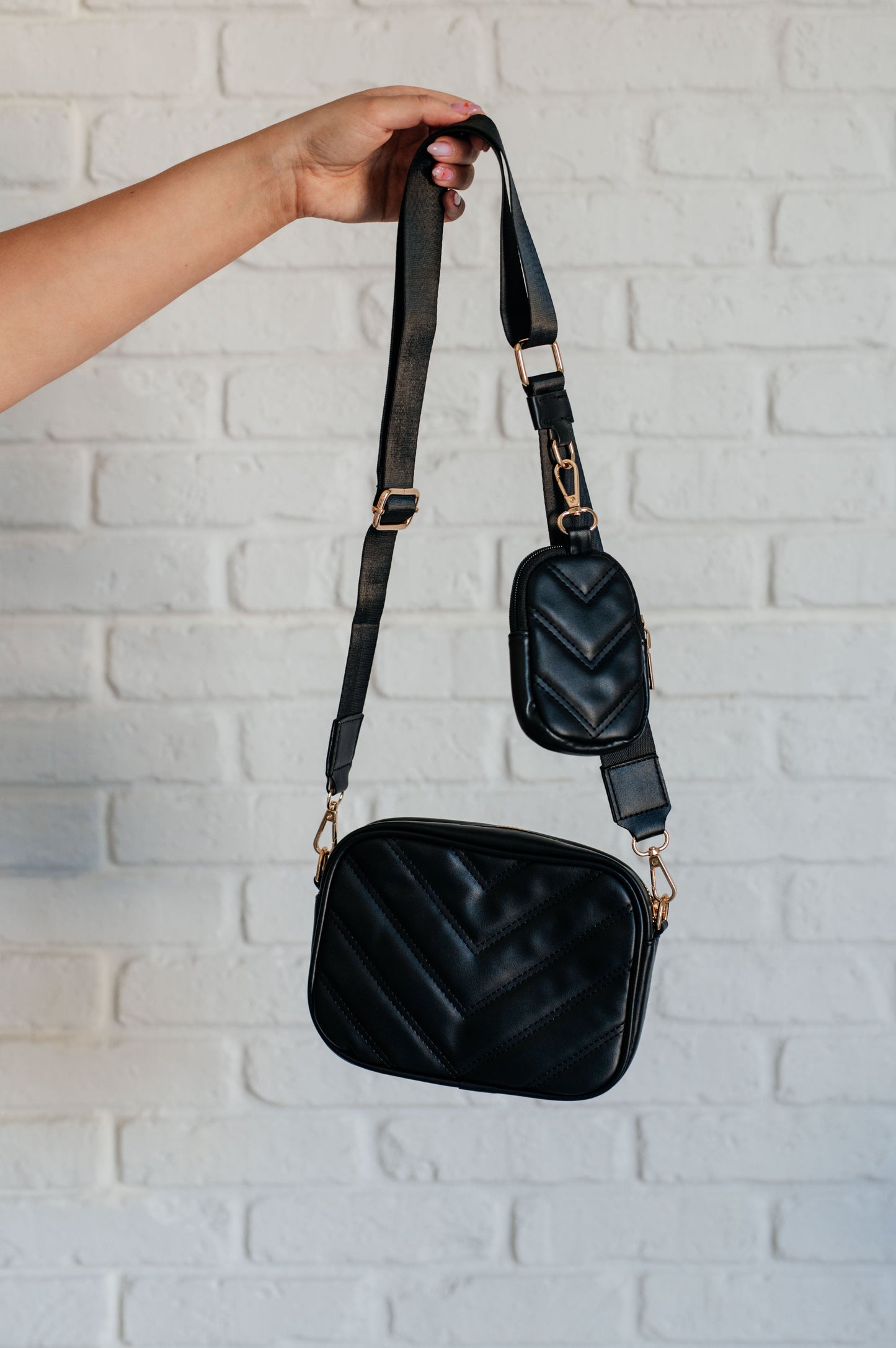 Under Your Spell Crossbody in Black MadreForte LLC