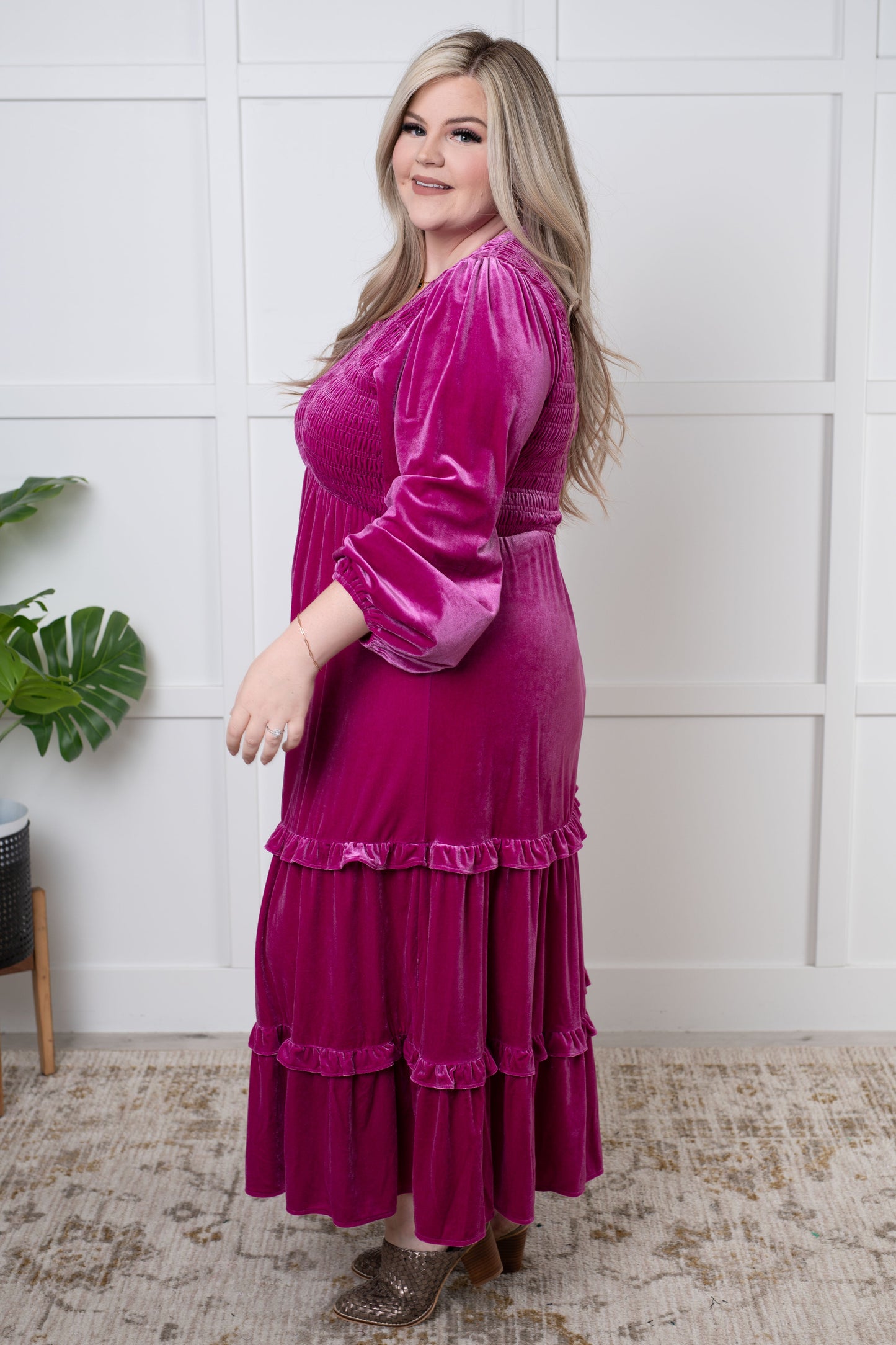 Velvet Flamenco Maxi Dress MadreForte LLC