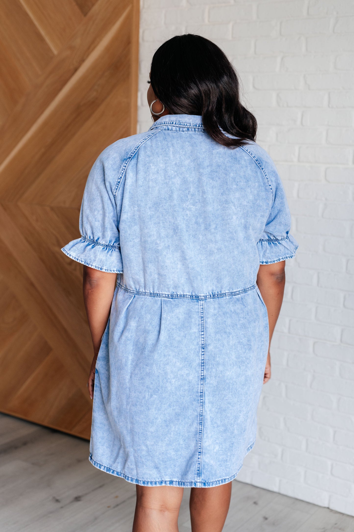 Westward Movement Denim Shirtdress MadreForte LLC