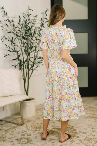 Wherever I Go Notch Neck Dress