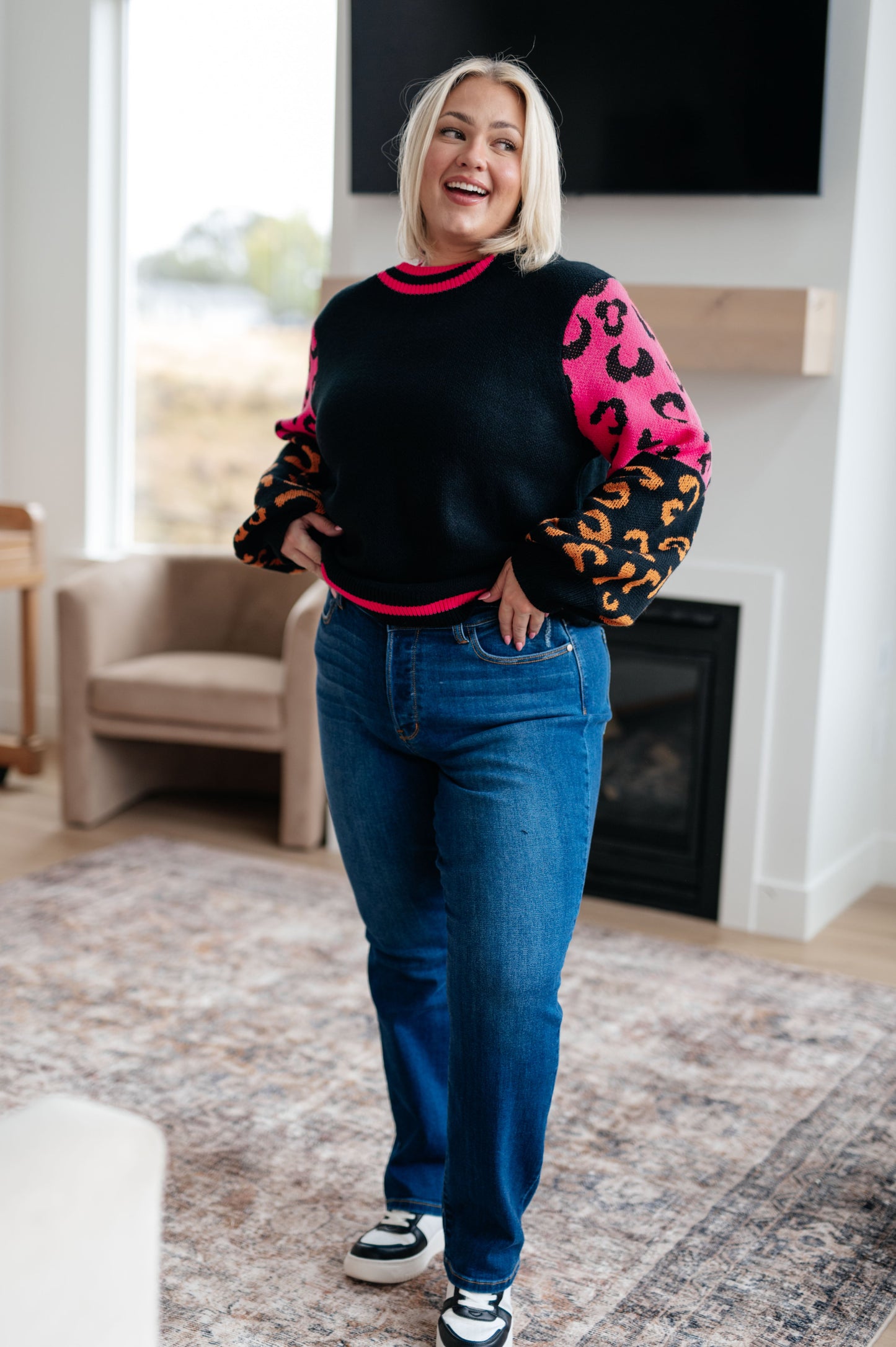 Wild About You Animal Print Sweater MadreForte LLC