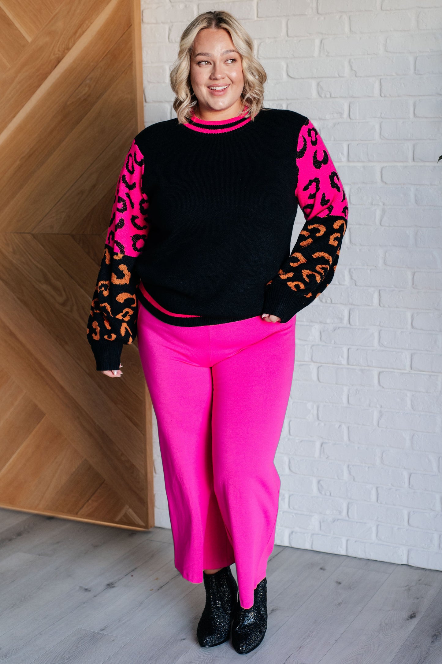 Wild About You Animal Print Sweater MadreForte LLC