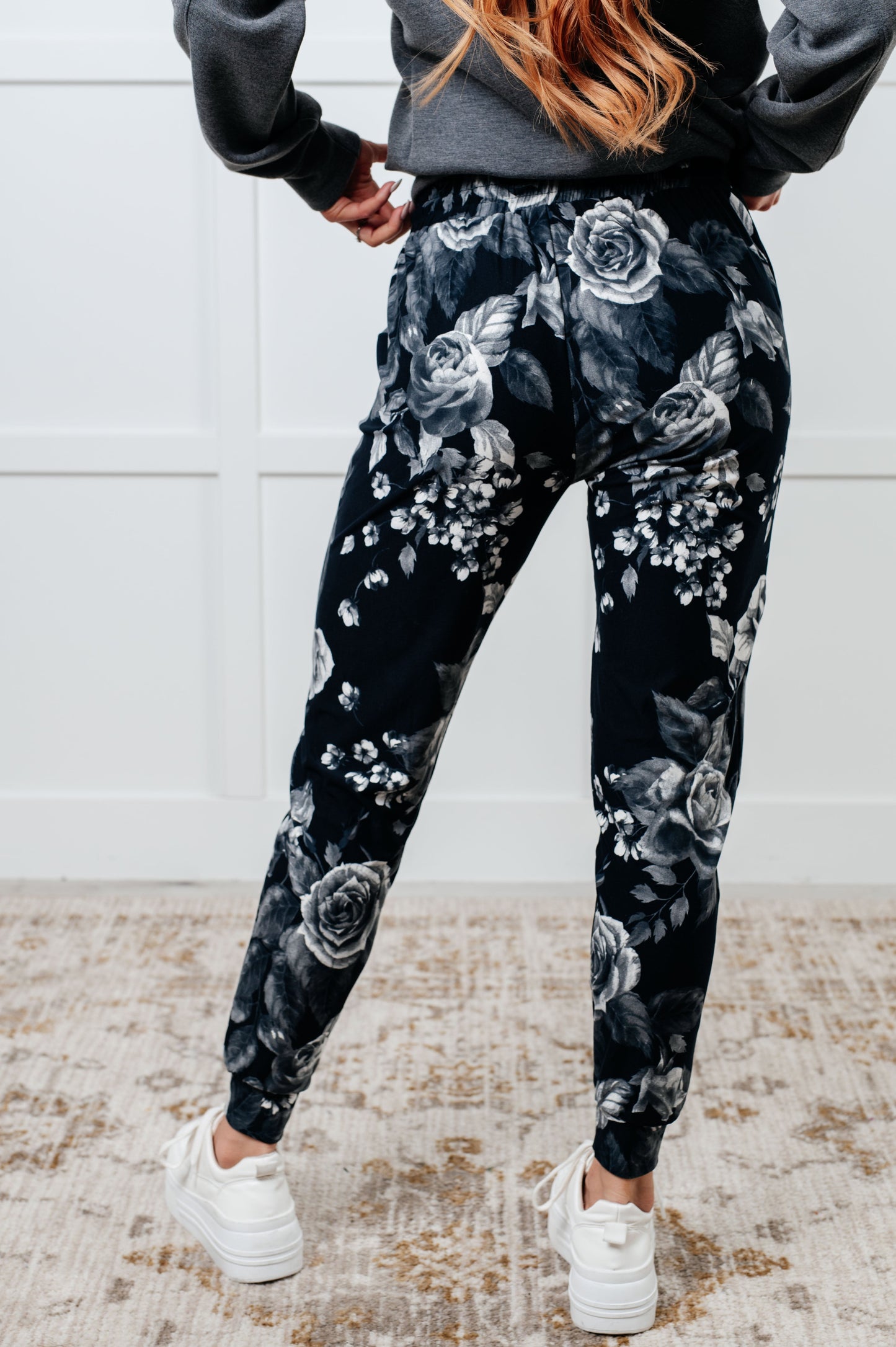 Your New Favorite Joggers in Rose Print MadreForte LLC