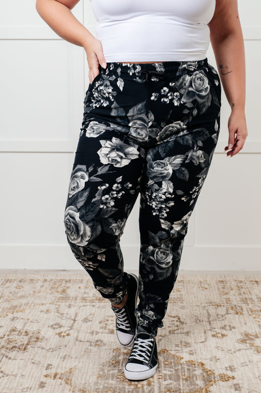 Your New Favorite Joggers in Rose Print MadreForte LLC