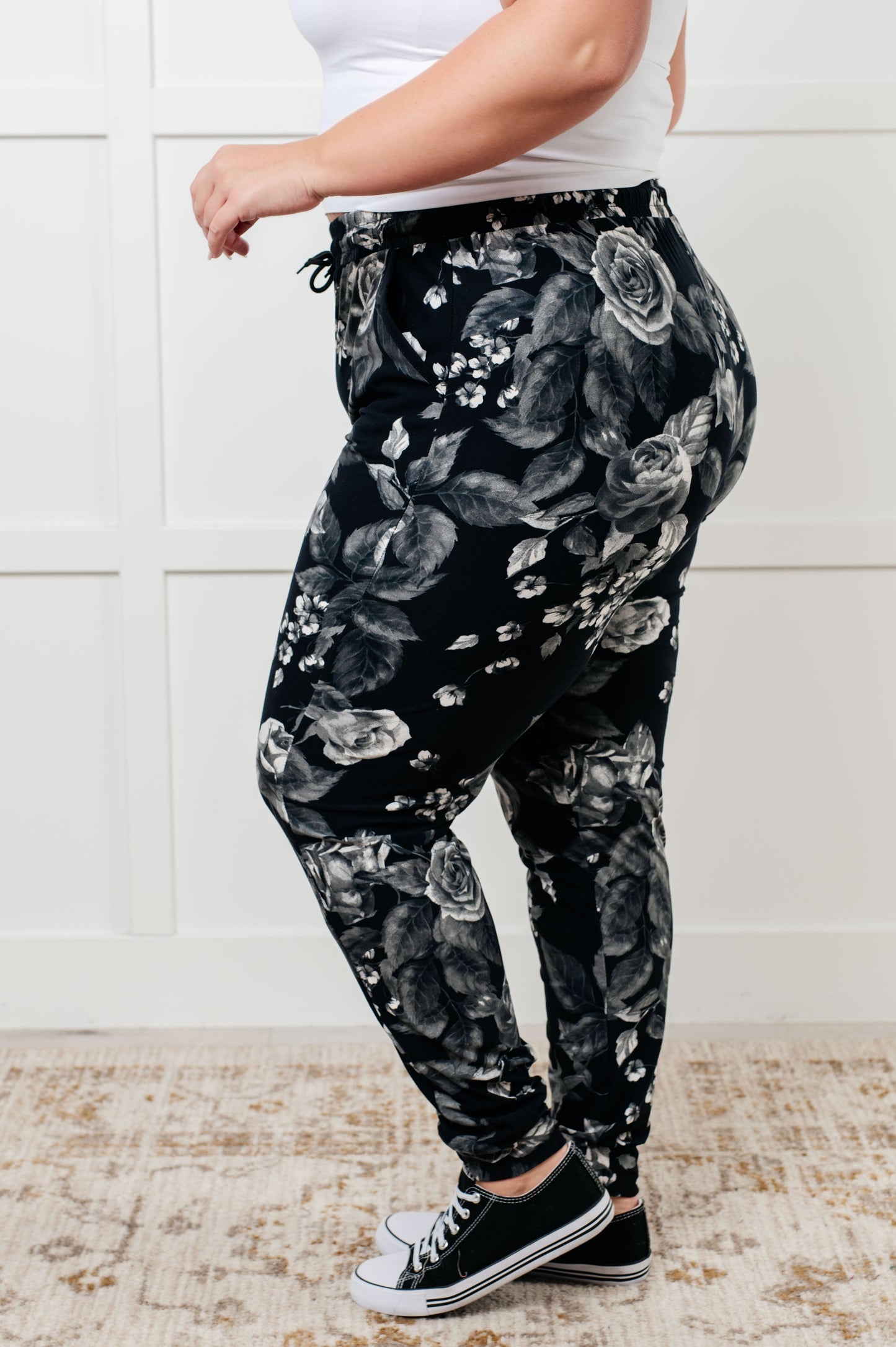 Your New Favorite Joggers in Rose Print MadreForte LLC