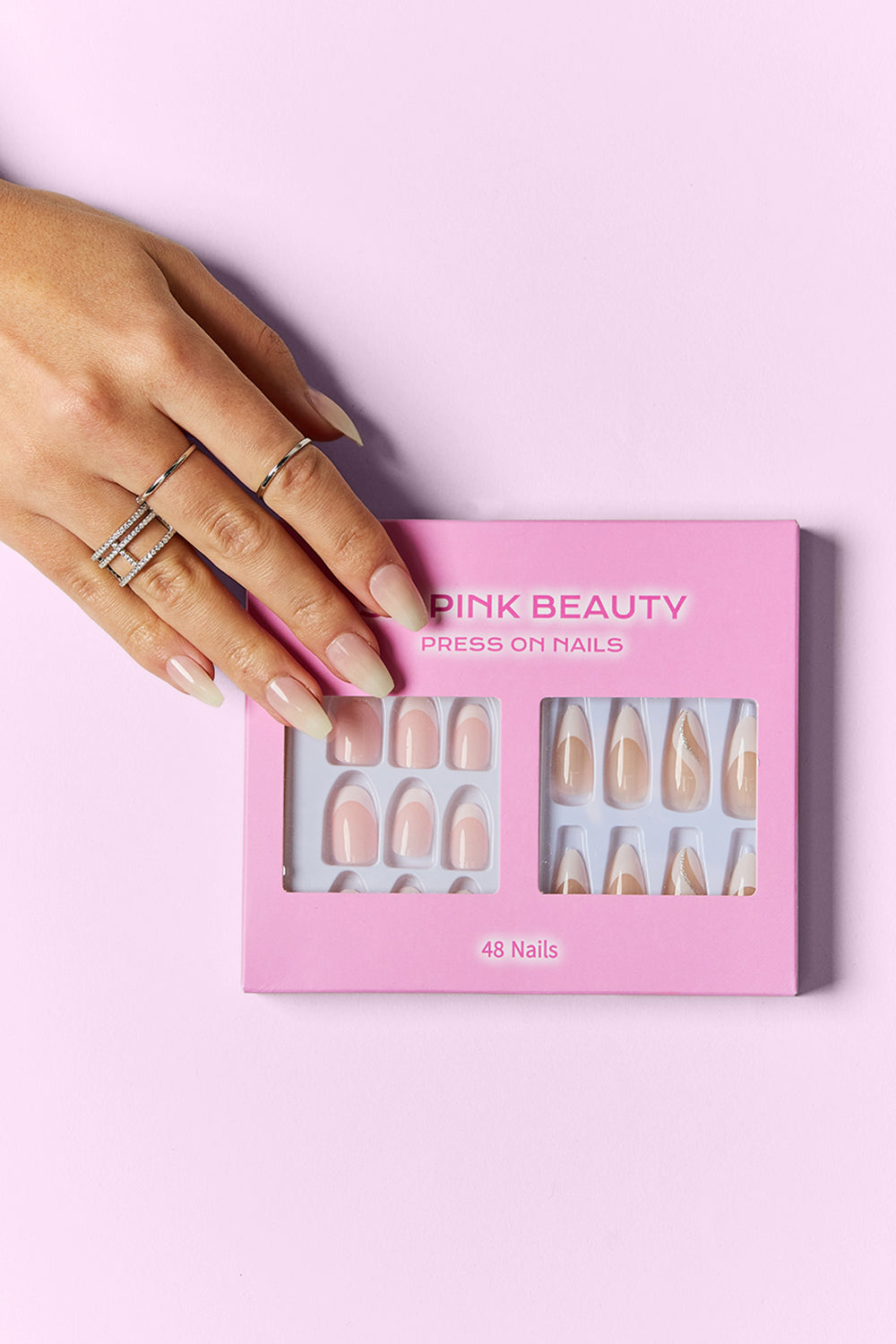 SO PINK BEAUTY Press On Nails 2 Packs MadreForte LLC